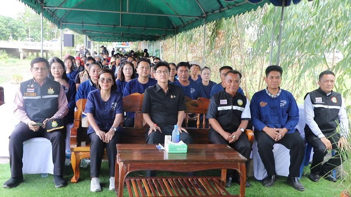 title - ส.ป.ก.ยโสธร ร่วมโครงการรณรงค์ปลูกหญ้าแฝกเพื่อการจัดการอนุรักษ์ดินและน้ำ ปีงบประมาณ 2569 ณ ห้วยถม ตำบลหนองคู อำเภอเมือง จังหวัดยโสธร